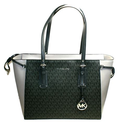 michael kors black and grey handbag|michael kors wallet women grey.